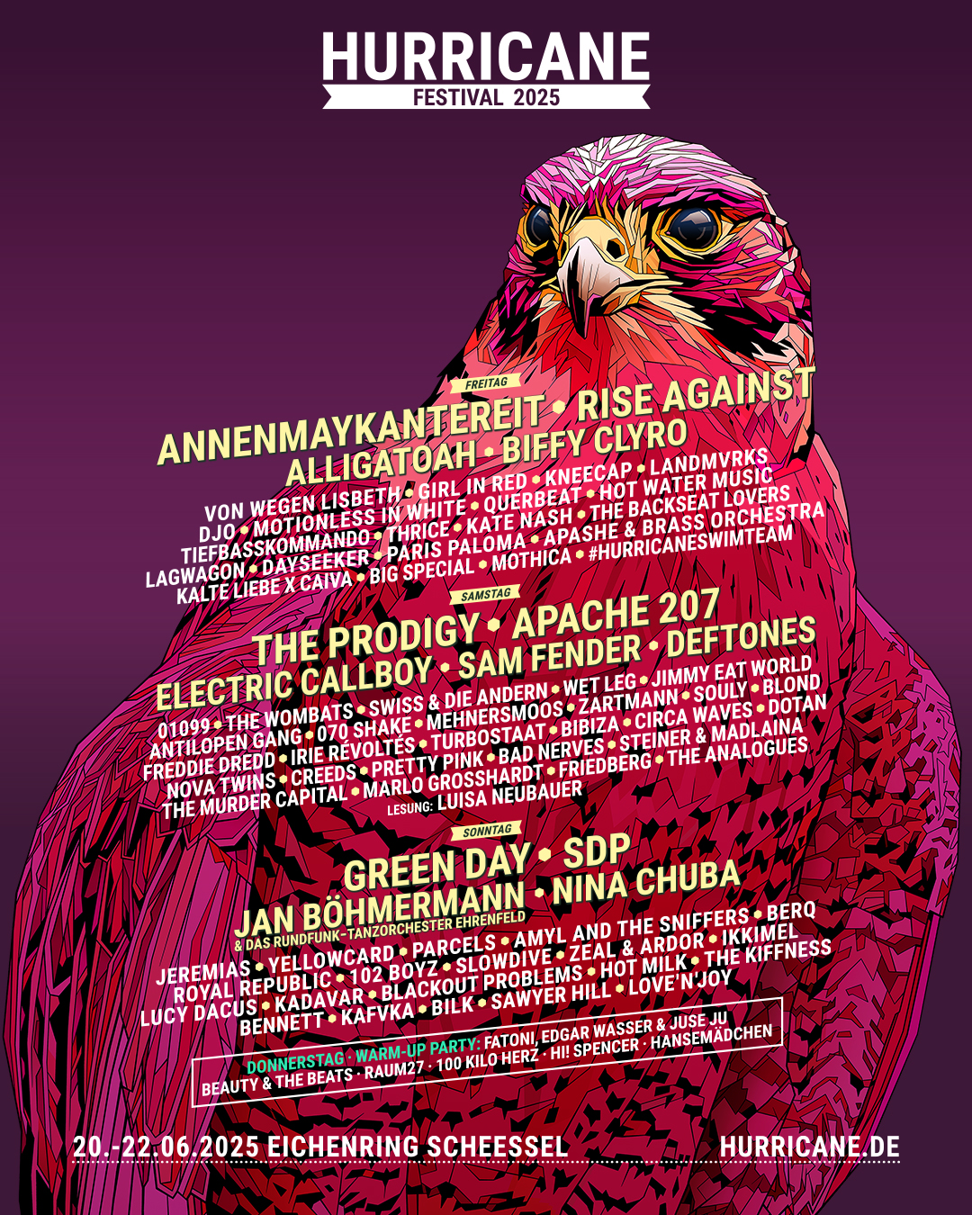 HURRICANE FESTIVAL - 2025 - Poster