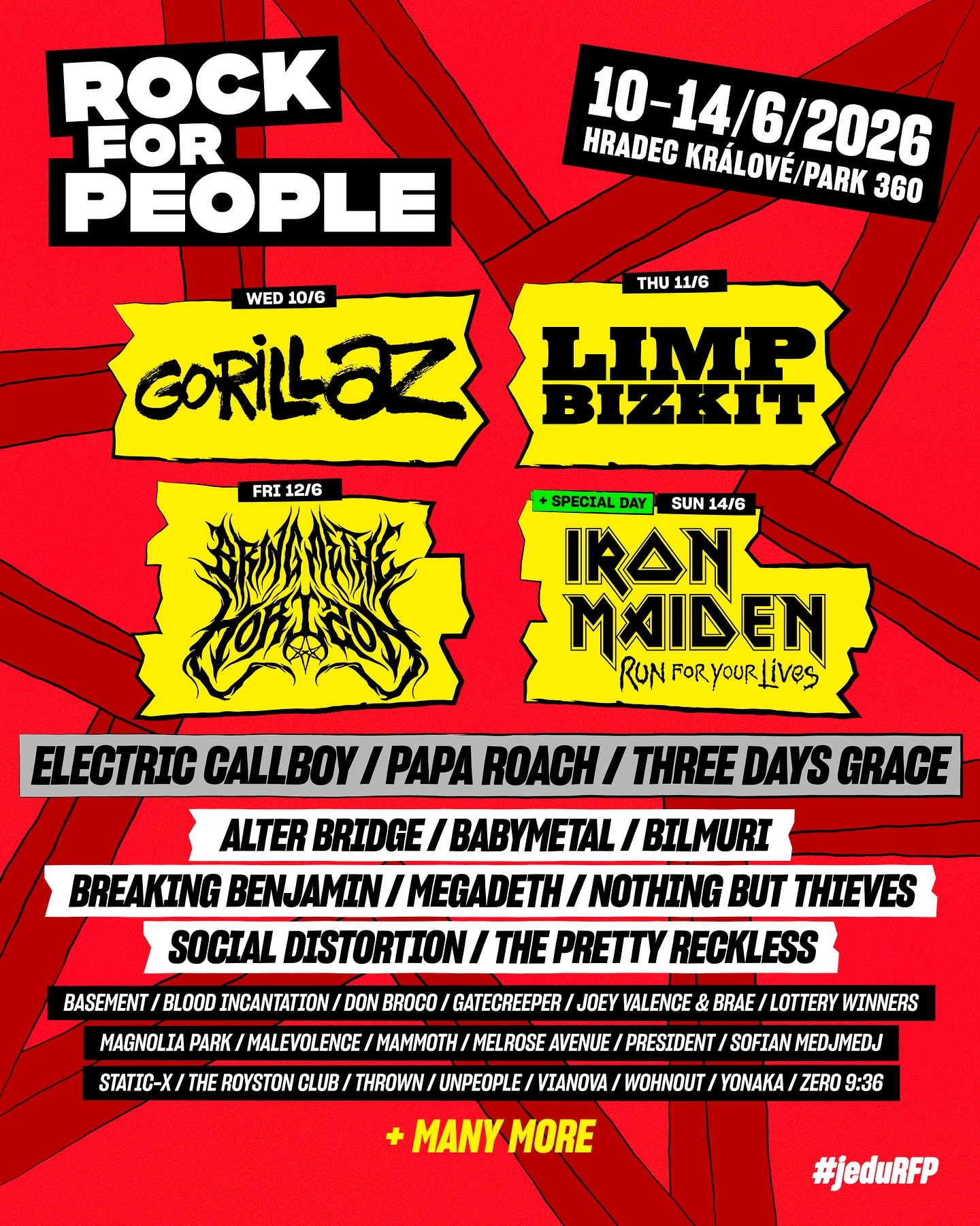 Rock For People 2026 - Poster
