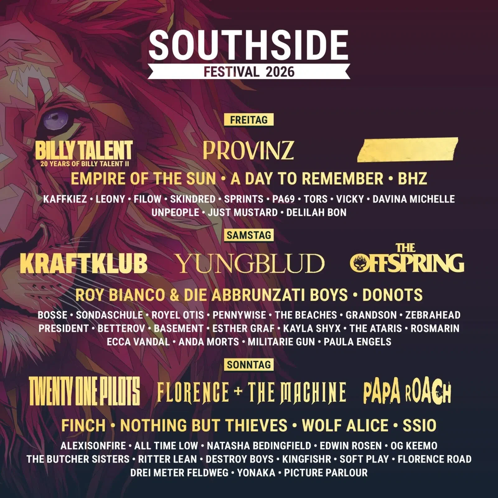 Southside Festival 2026