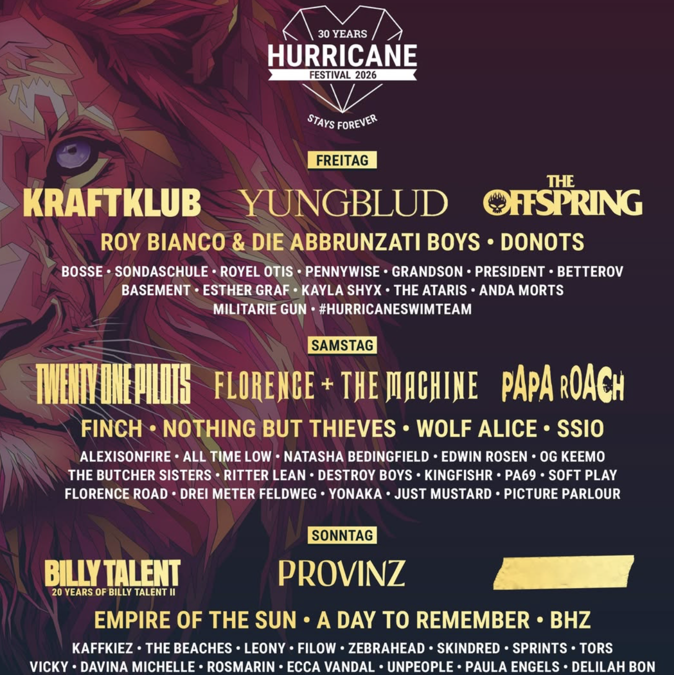 Hurricane Festival 2026