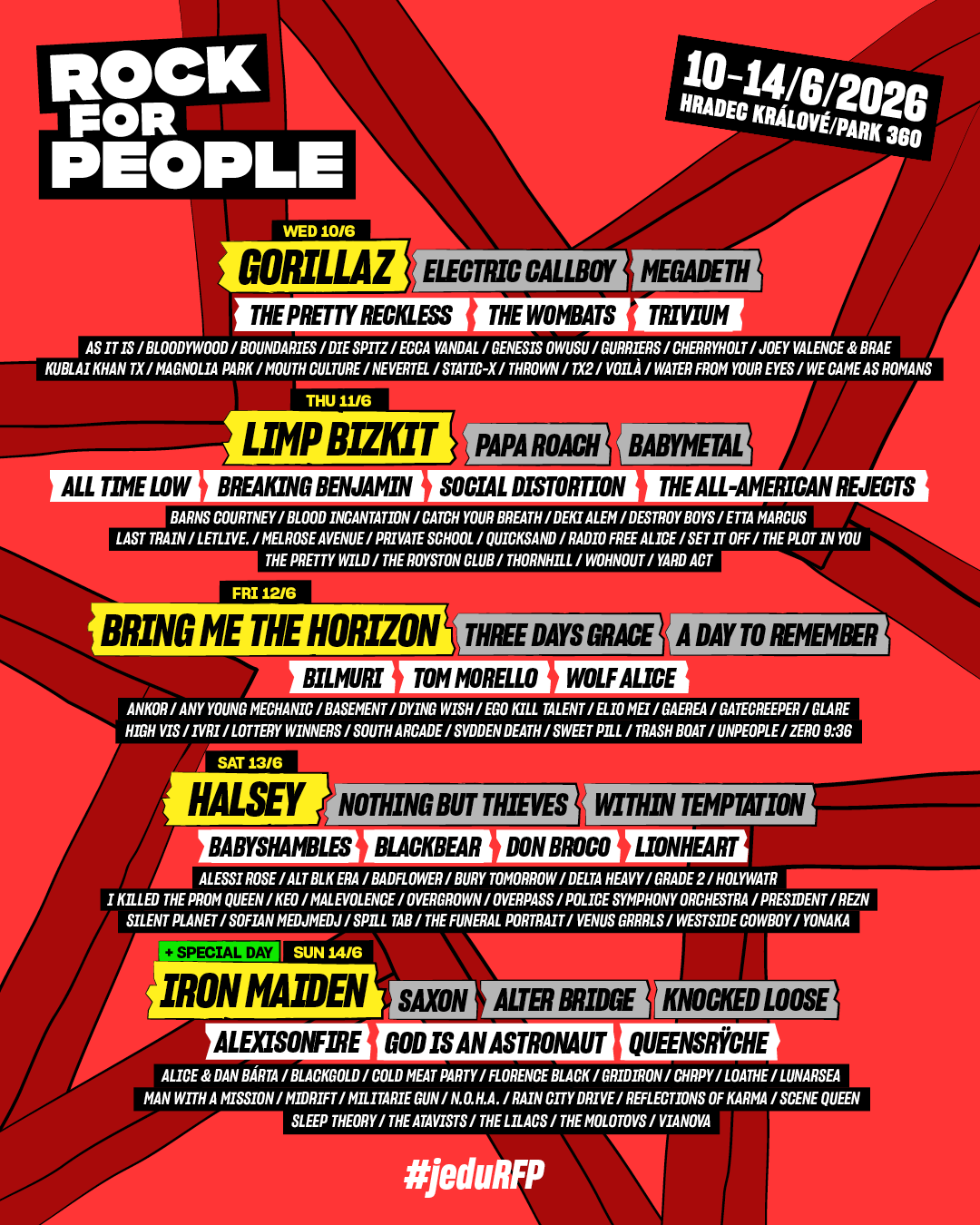 Rock For People 2026 - Poster, March 26