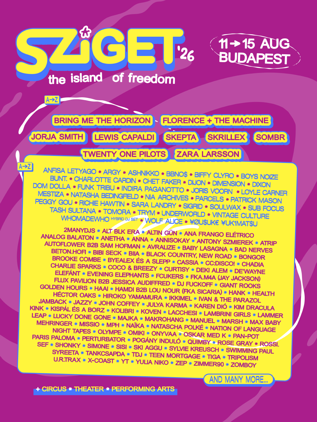 Sziget Festival 2026