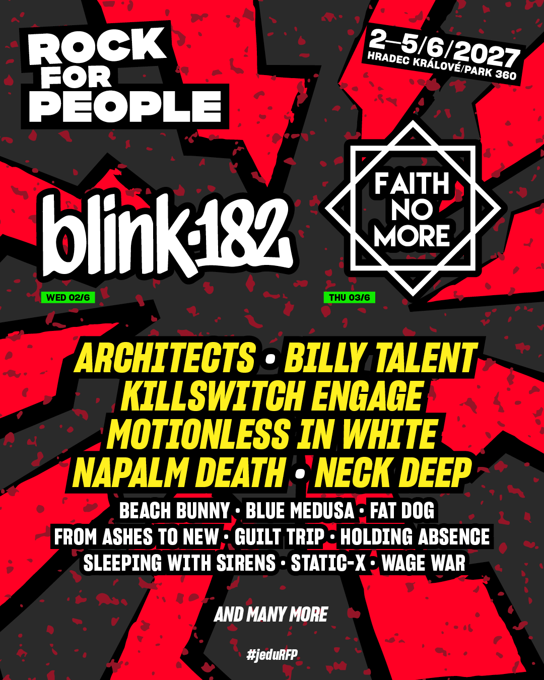Rock For People 2027 - Drugi Headliner